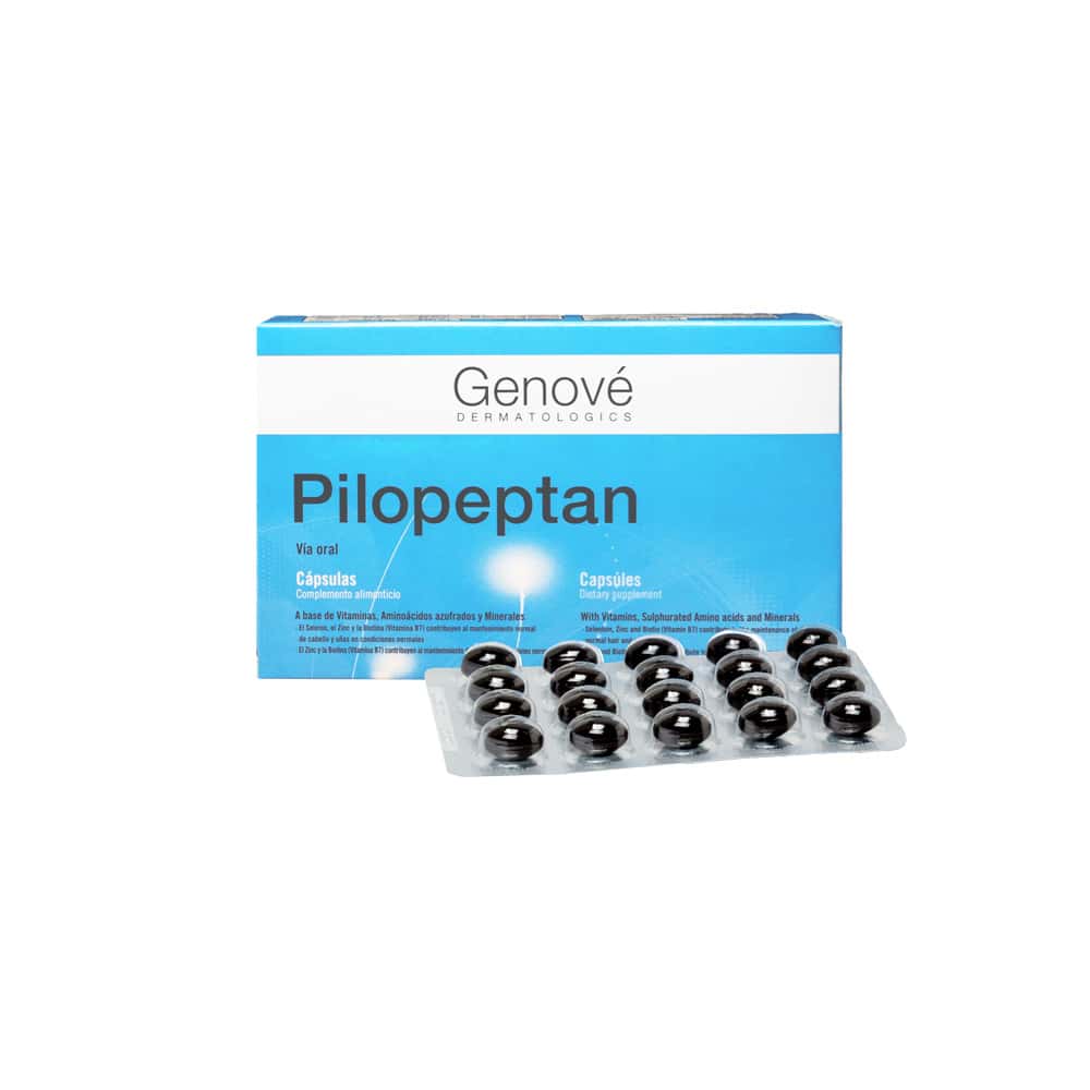 Pilopeptan Cápsulas Blandas (Caja 60 UN) – Tratamiento Anticaída