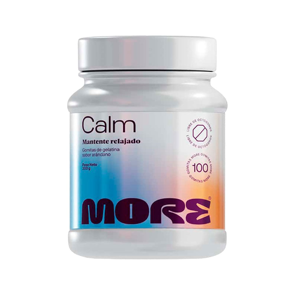 More Calm con Ashwagandha | 100 gomitas sabor arándano