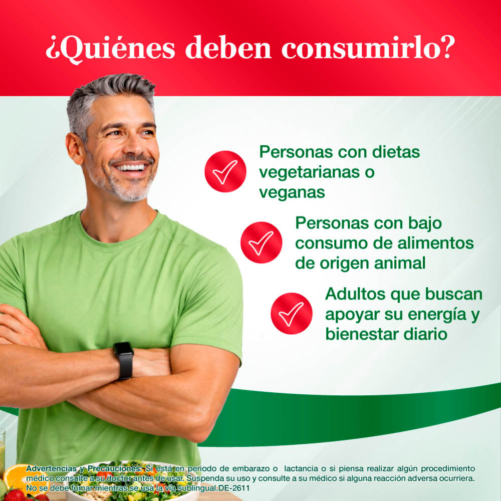 Sunvit Vitamina B12 1000 mcg | 100 tabletas