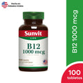 Sunvit Vitamina B12 1000 mcg | 100 tabletas