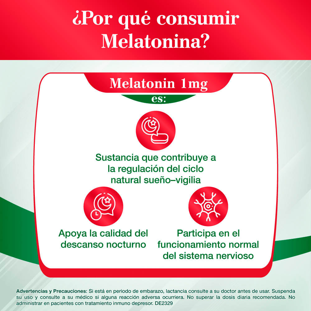 Sunvit Melatonina 1 mg | 90 tabletas