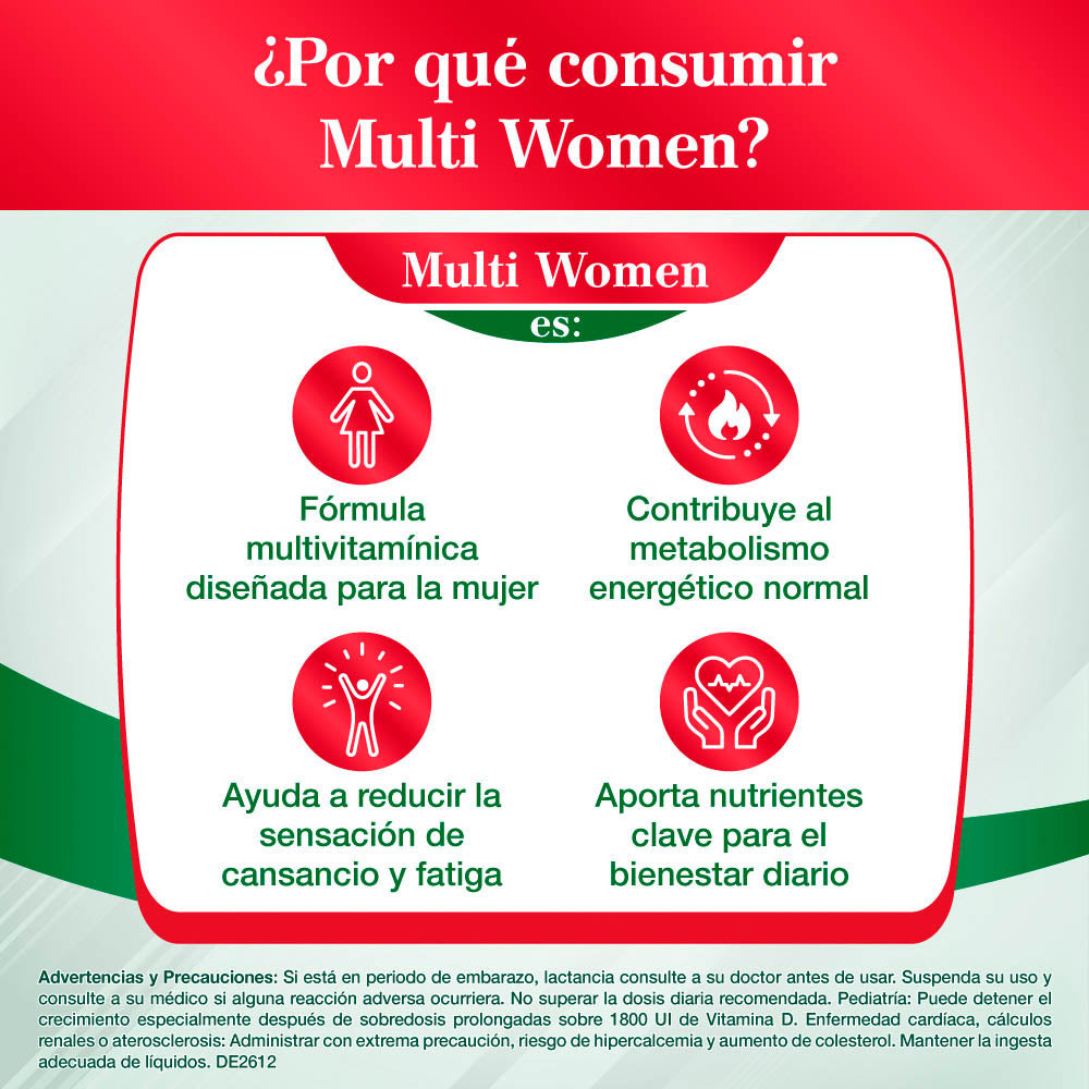 Sunvit Multi Women Multivitamínico | 60 tabletas