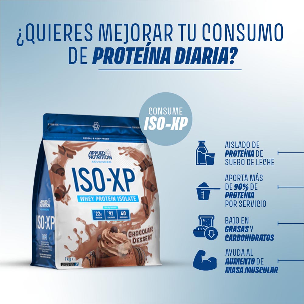 ISO- XP 100% Proteína Isolatada Sabor Chocolate 1000gr
