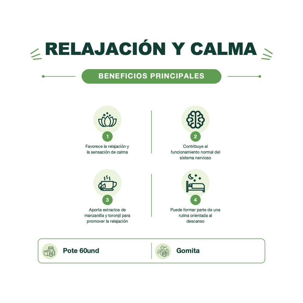 More Kids Calm & Chill | 60 gomitas sabor arándano