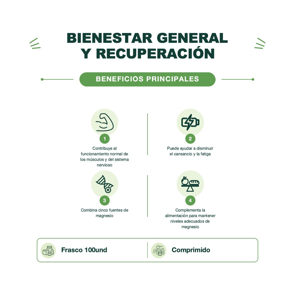 Ana María Lajusticia Magnesio Total 5 | 100 comprimidos