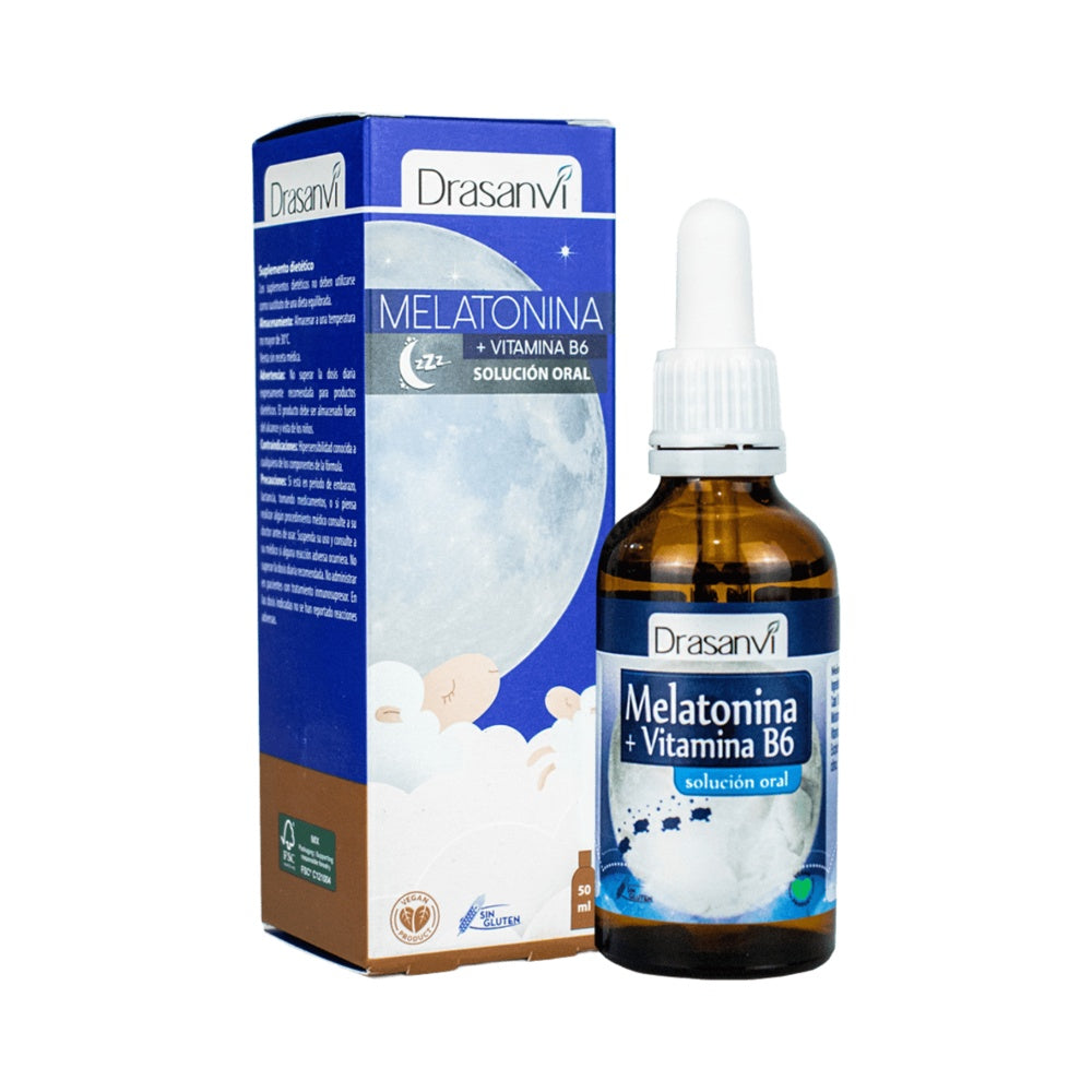 Drasanvi Melatonina + Vitamina B6 | Solución oral 50 ml