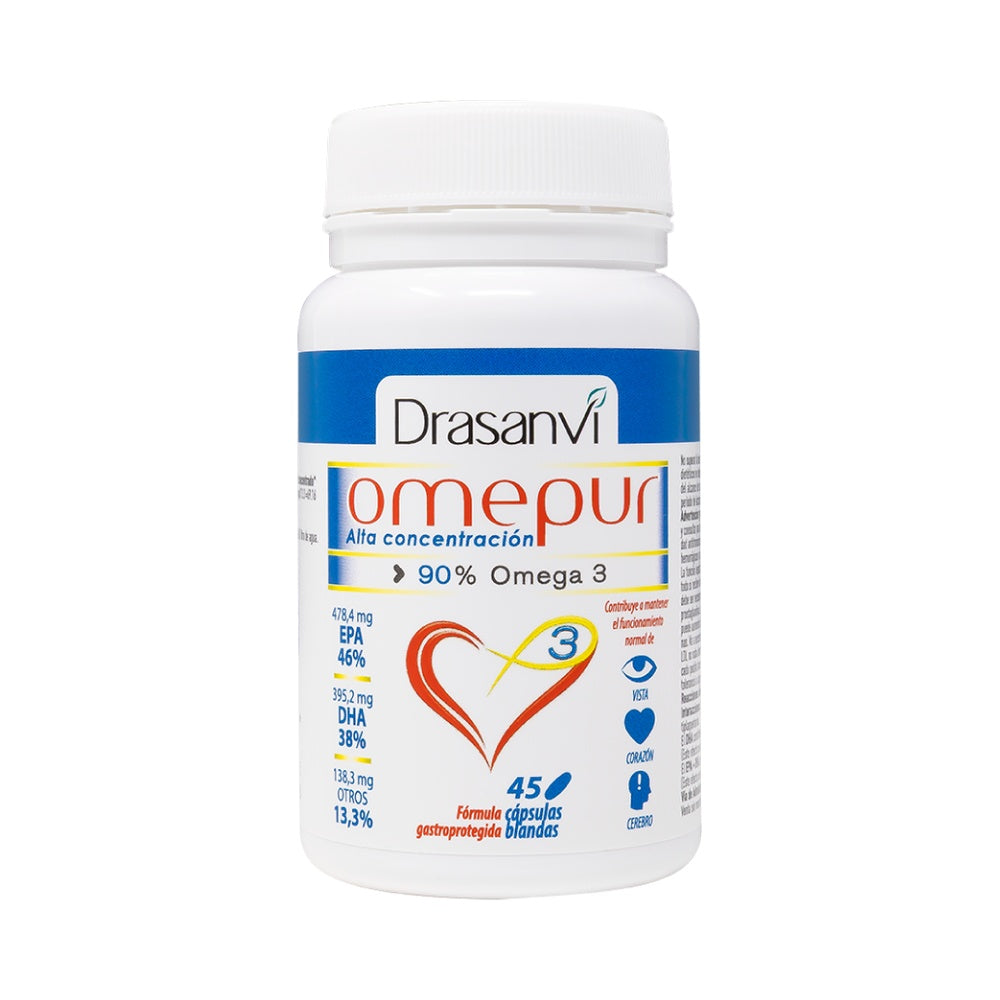 Drasanvi Omepur Omega-3 Alta Concentración | 45 cápsulas blandas