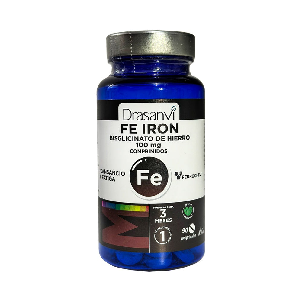 Drasanvi FE Iron Bisglicinato de Hierro Ferrochel® | 90 comprimidos
