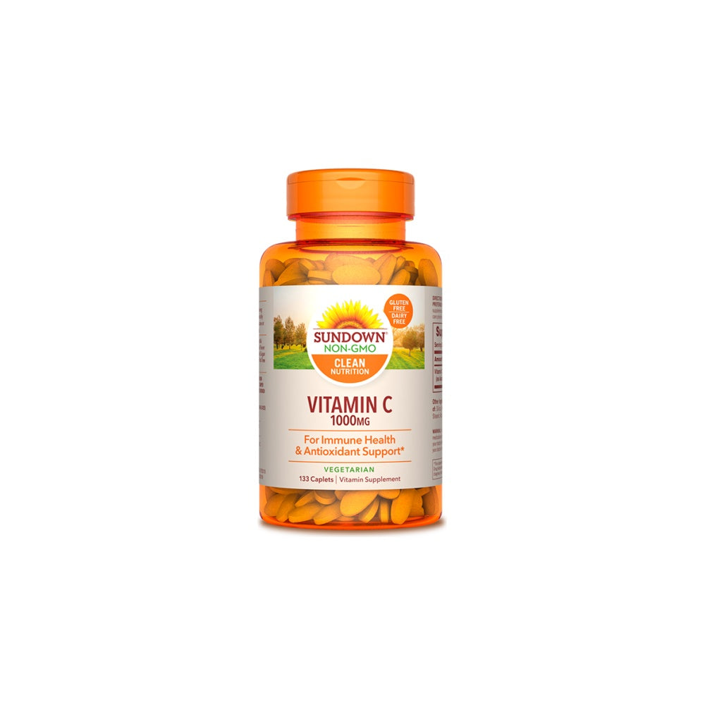 Sundown Vitamina C 1000 mg | Apoyo Antioxidante | 133 capletas