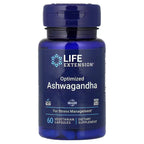 Ashwagandha optimizado, 60 cápsulas vegetarianas (125 mg por cápsula)