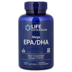 Life Extension, Mega EPA/DHA, 120 cápsulas blandas