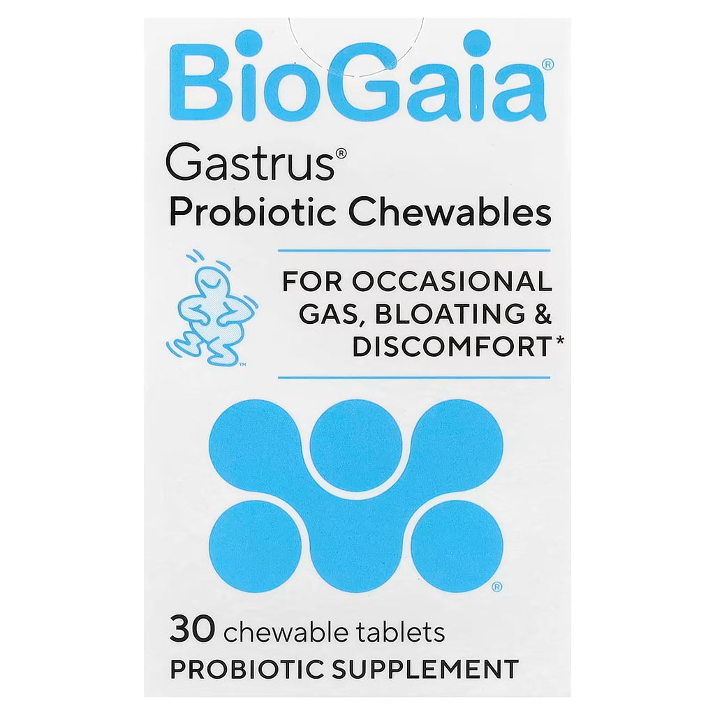 BioGaia Gastrus Probióticos Masticables 30 Comprimidos - Salud Gástrica