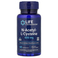 Life Extension, N-acetil-L-cisteína, 600 mg, 60 cápsulas