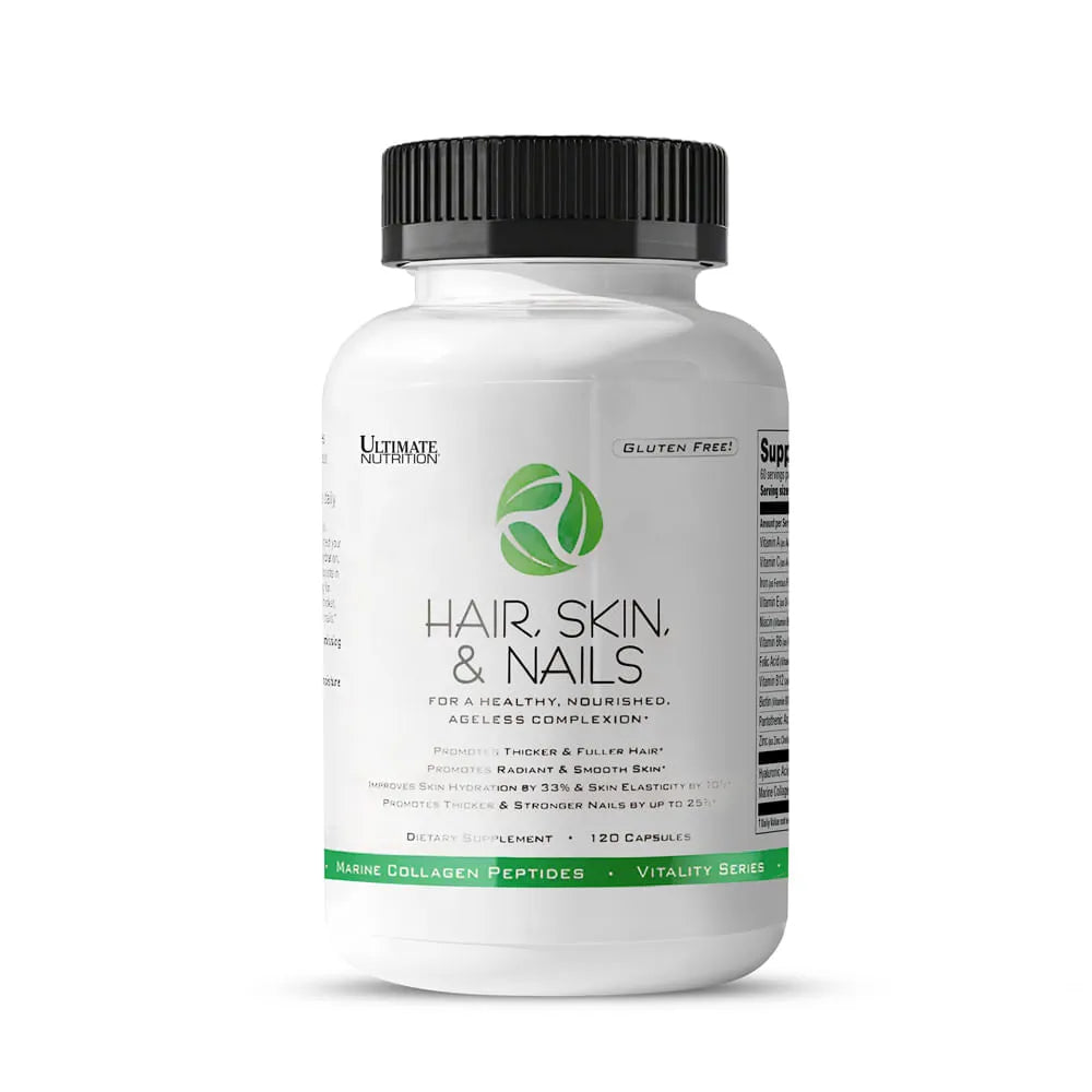 Hair Skin & Nails 120 Caps - Suplemento para Cabello, Piel y Uñas