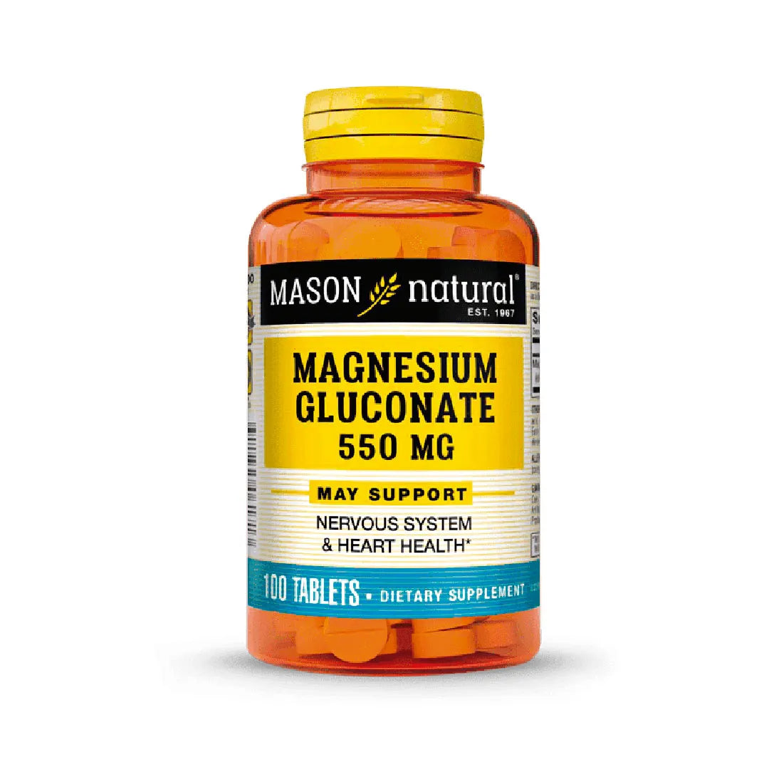 Mason Gluconato de Magnesio 550 mg Relajación x 100 Tab
