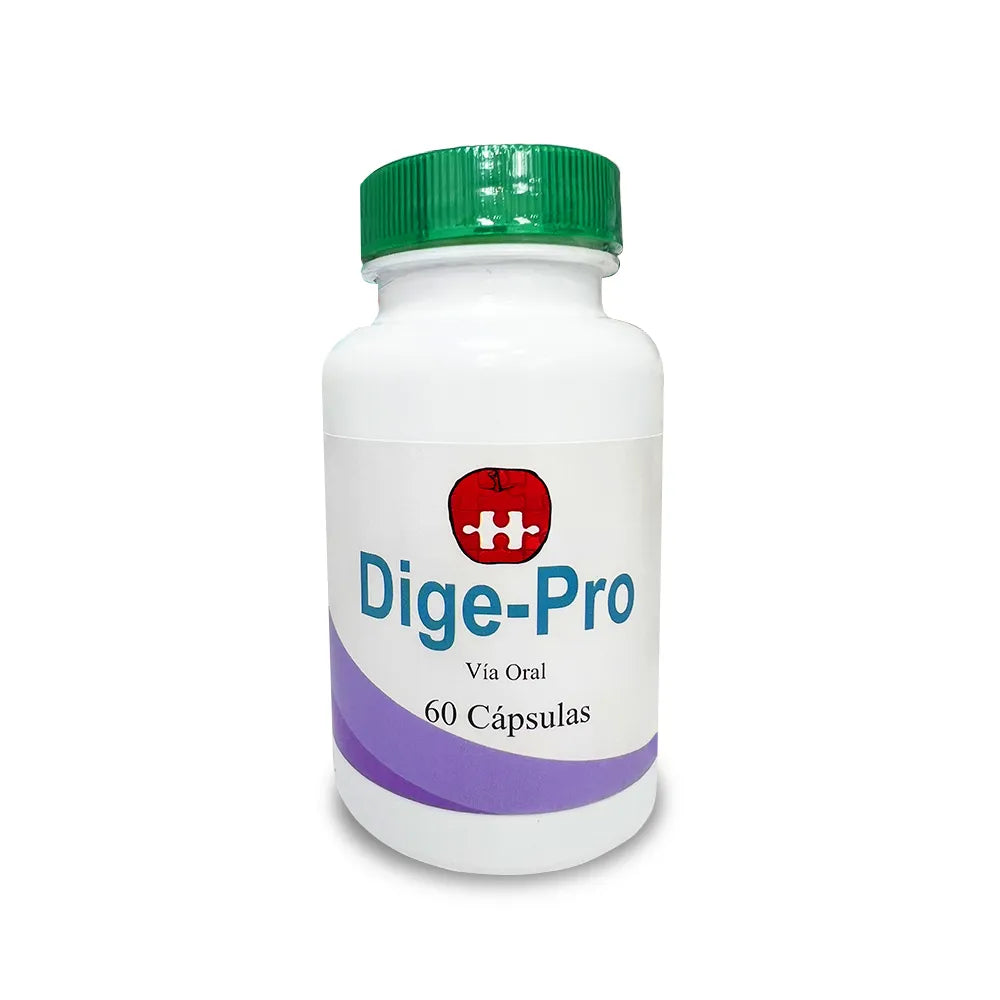Dige-Pro Enzimas Digestivas con FOS y Jengibre | 60 cápsulas