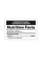 Arginine Power 800mg 100 Caps - Precursor de Óxido Nítrico
