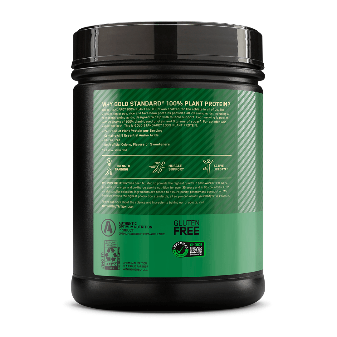 ON - Gold Standard 100% Plant Protein Vainilla 444g - Proteína Vegetal