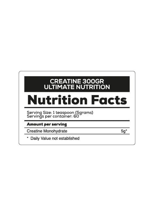 Creatina Monohidratada 300g - Suplemento de Fuerza y Rendimiento