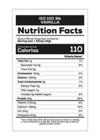 ISO 100 Hydrolyzed Vainilla 3lb (1.37kg) - Proteína Aislada Hidrolizada