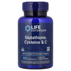 Life Extension, Glutatión, cisteína y C, 100 cápsulas
