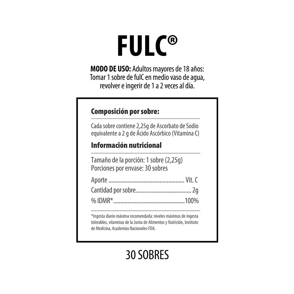 Nutrabiotics FulC 2 g Polvo para Solución Oral 2 g – 30 sobres