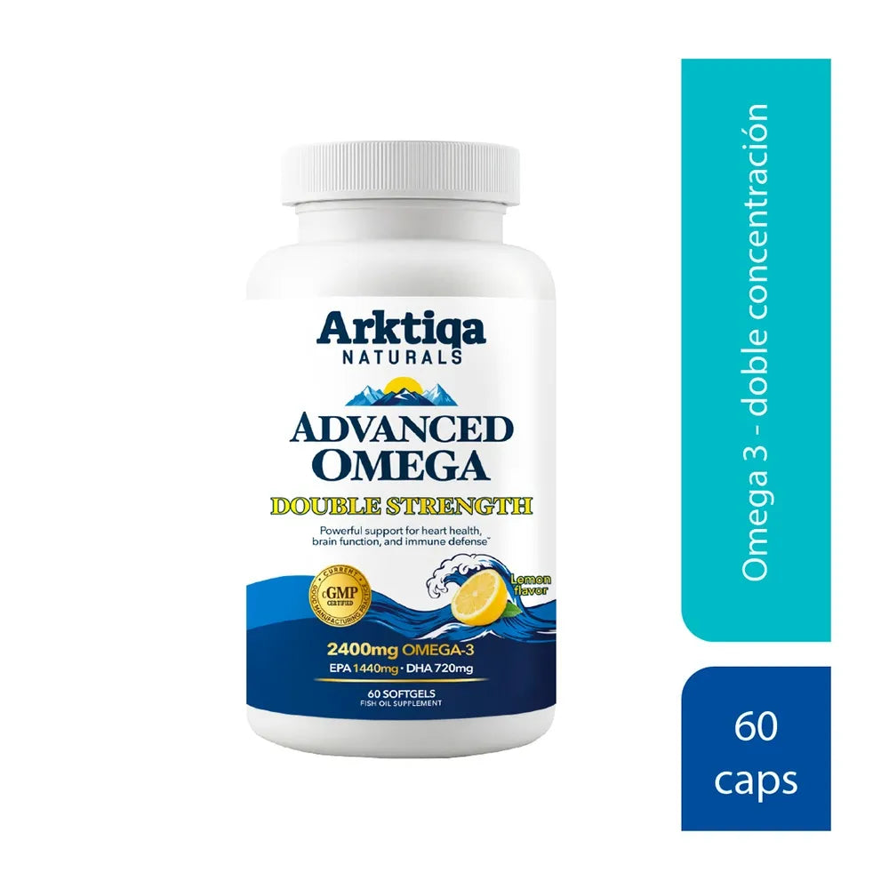 Arktiqa Naturals Advanced Omega-3 2400 mg | 60 cápsulas blandas