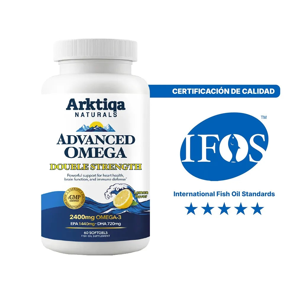 Arktiqa Naturals Advanced Omega-3 2400 mg | 60 cápsulas blandas
