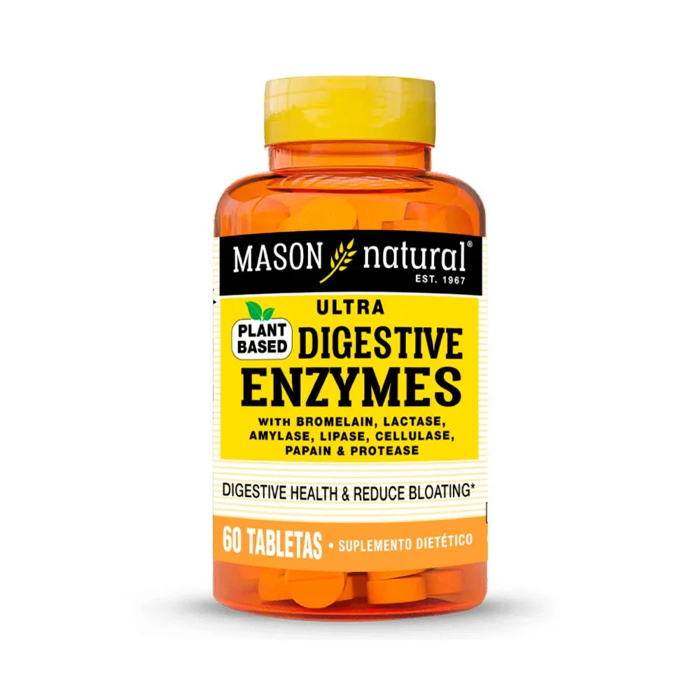 Mason Ultra Enzimas Digestivas Salud Estomacal x 60 Tab