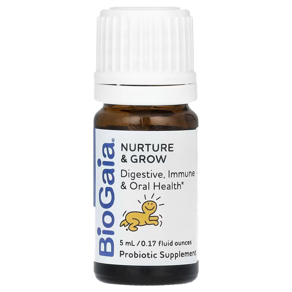 BioGaia Nurture & Grow Drops +1 Año 5ml (0.17 fl oz) - Gotas Probióticas Infantiles