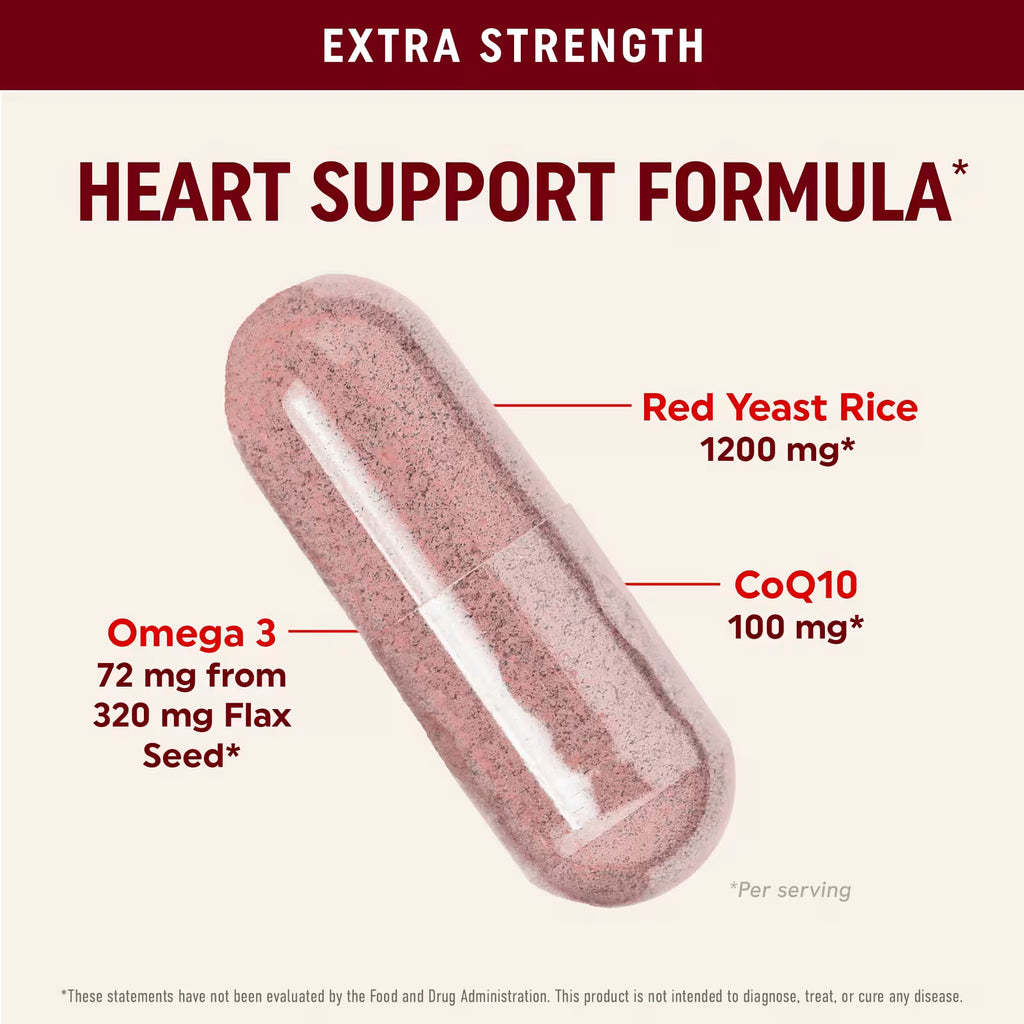MAV Nutrition, Heart Health Support, 90 cápsulas
