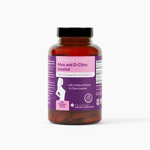 Intimate Rose Myo y D-Chiro Inositol 40:1 | Bienestar Femenino, 120 cápsulas