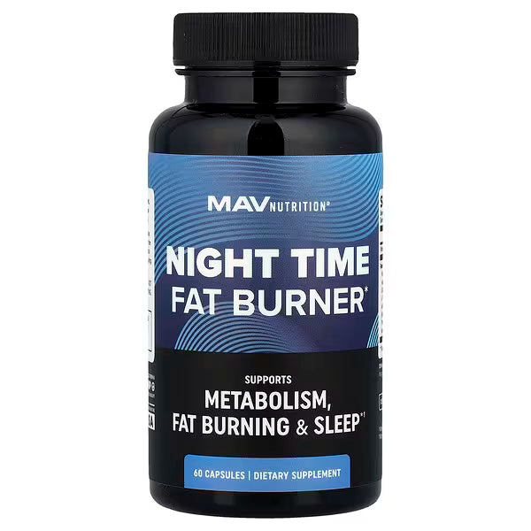 Quemador de Grasa para la Noche + Melatonina , 60 cápsulas