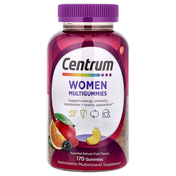 Centrum Women Multigummies Frutos Naturales Surtidos 170 Gomitas