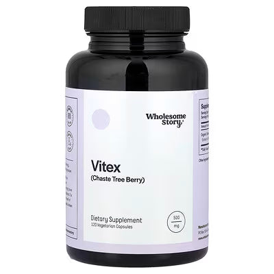 Wholesome Story Vitex Orgánico 500 mg | 120 cápsulas vegetarianas