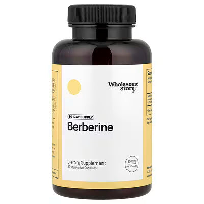 Wholesome Story Berberina HCl 500 mg | 90 cápsulas vegetarianas