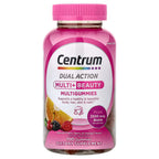 Centrum Multi + Beauty Dual Action Frutas Naturales 100 Gomitas - Cuidado de la Piel