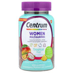 Centrum Women Multigummies Frutas Tropicales 100 Gomitas - Multivitamínico Femenino