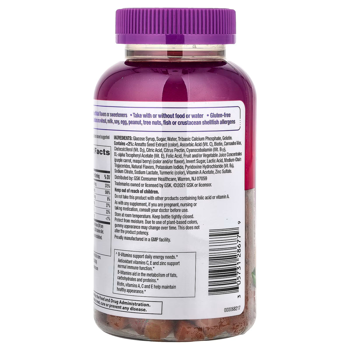 Centrum Women Multigummies Frutos Naturales Surtidos 170 Gomitas