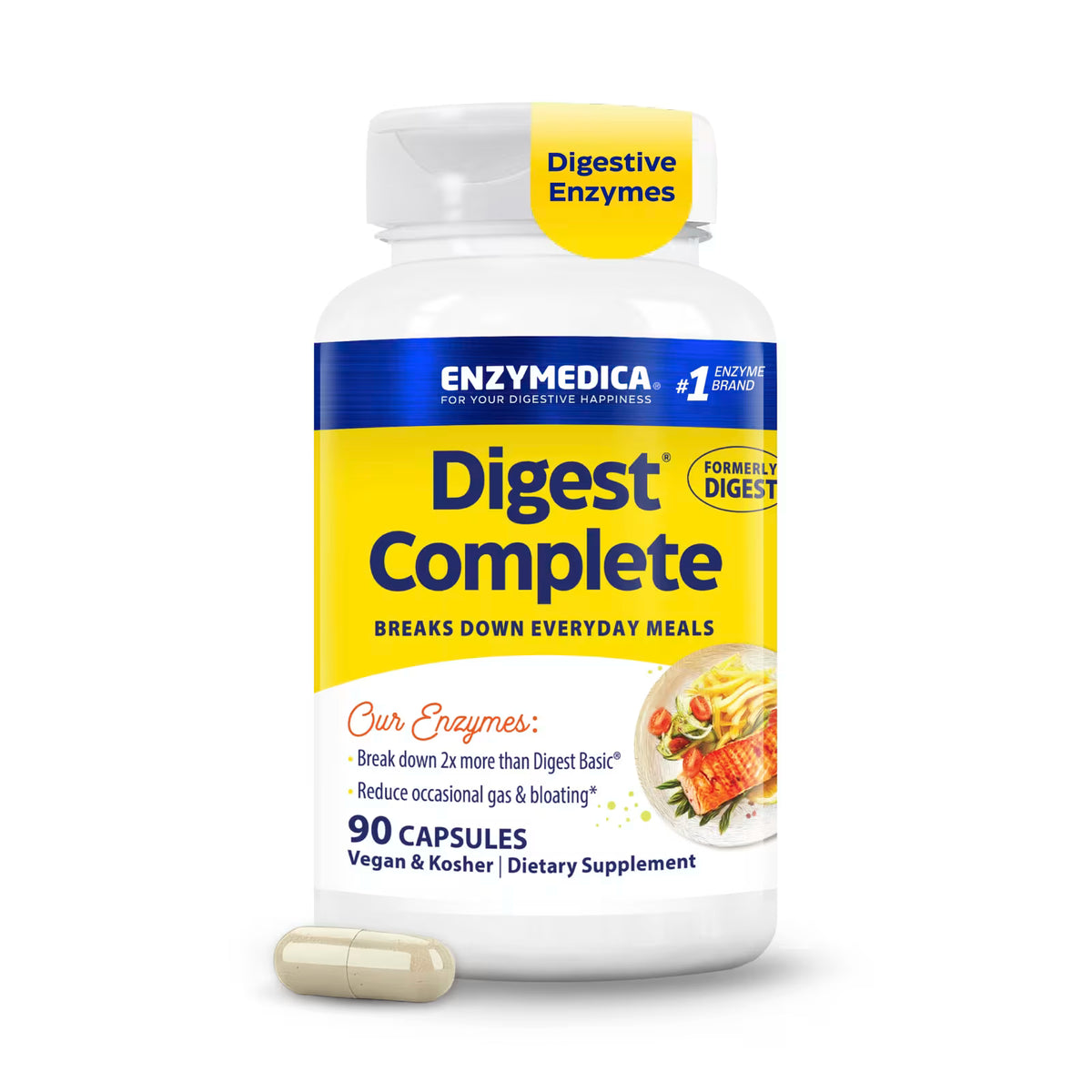Enzymedica Digest Complete® | Enzimas Digestivas, 90 cápsulas