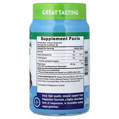 Nature’s Truth Magnesio Glicinato 200 mg | 60 gomitas sabor uva