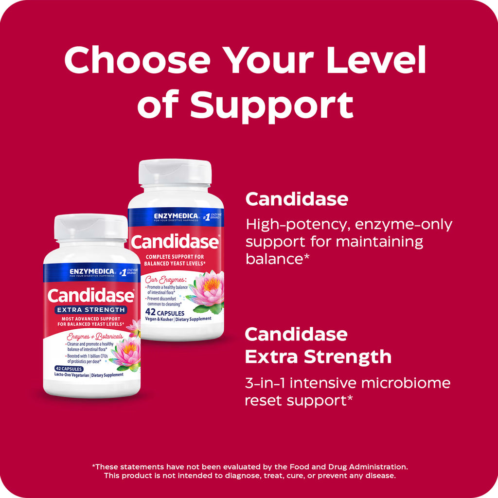 Enzymedica Candidase® | Apoyo al Equilibrio Intestinal, 42 cápsulas