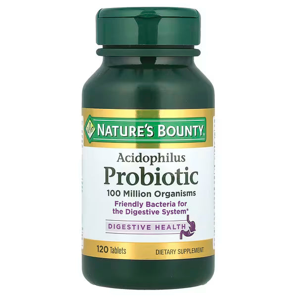 Probiótico Acidophilus, 120 comprimidos (0,5 mg por comprimido)