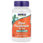 Picolinato de Zinc 50mg 120 Cápsulas Vegetales - Soporte Inmunitario y Enzimático