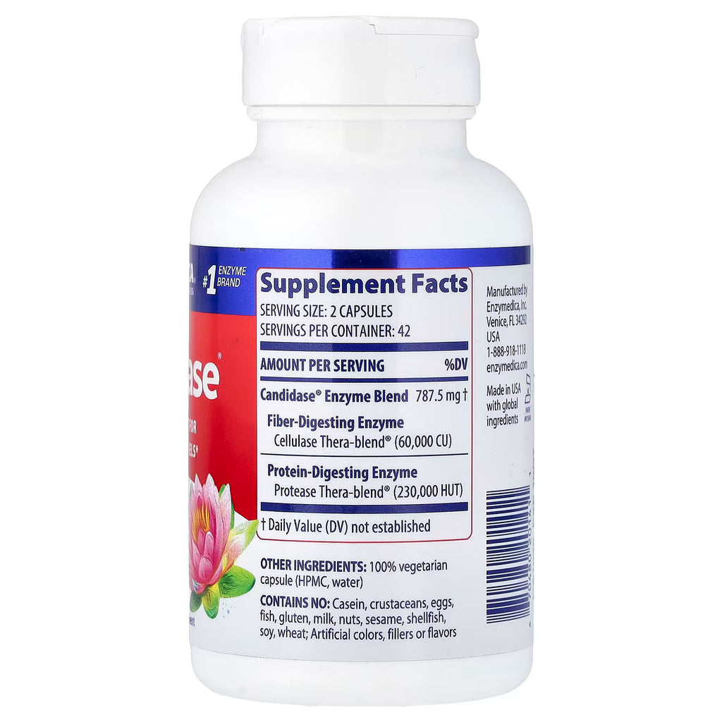 Enzymedica Candidase® | Apoyo al Equilibrio Intestinal, 84 cápsulas