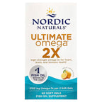 Nordic Naturals Ultimate Omega 2X Limón 1075 mg, 60 cápsulas