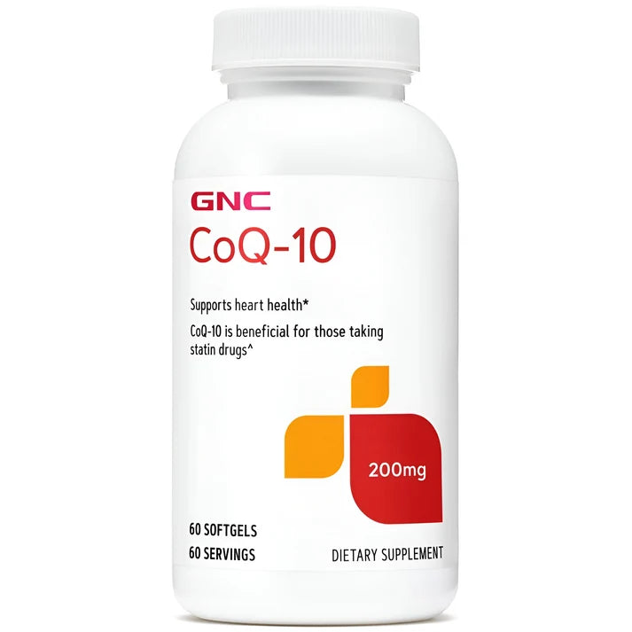 GNC CoQ-10 200 mg (60 Cápsulas) – Soporte Cardiovascular