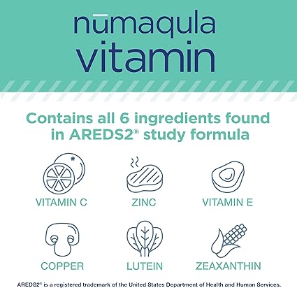 Numaqula Eye Vitamin Frasco 90 Tabletas - Suplemento para la Salud Visual