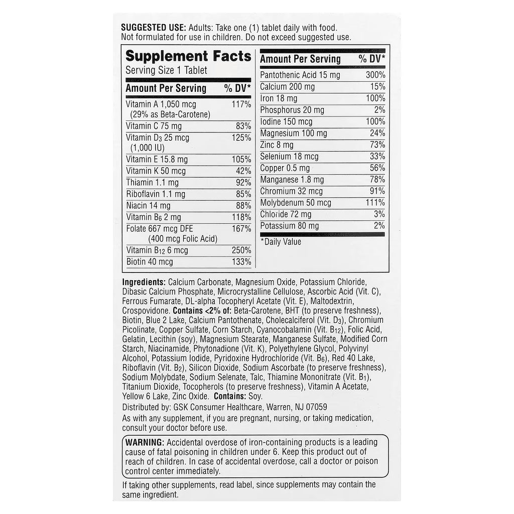 Centrum Women - Multivitamínico para Mujeres 120 Comprimidos