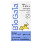 BioGaia Nurture & Grow Drops +1 Año 5ml (0.17 fl oz) - Gotas Probióticas Infantiles